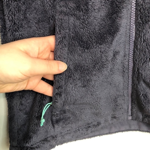The North Face Osito Fleece Zip Jacket Purple Teal Womens XS - Picture 7 of 14